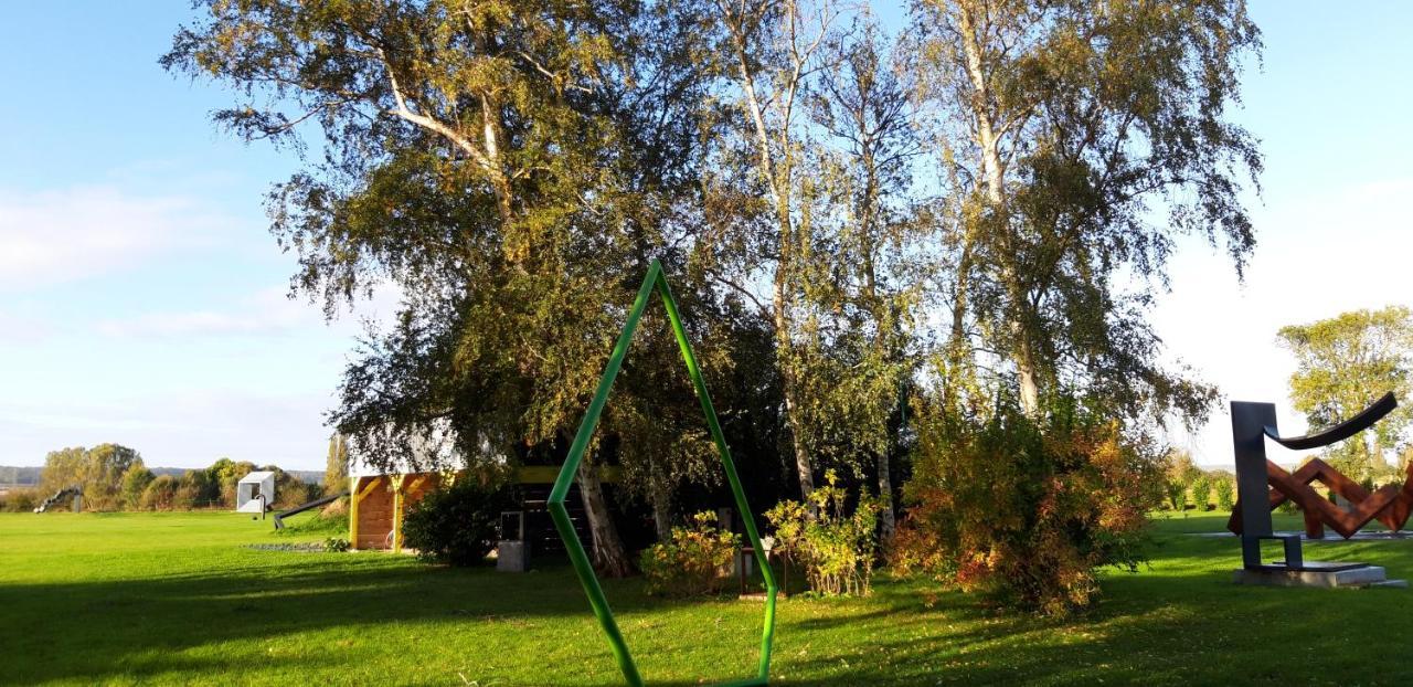 Gite Dans Parc De Sculptures - Gite "Pondichery" Port-Mort المظهر الخارجي الصورة